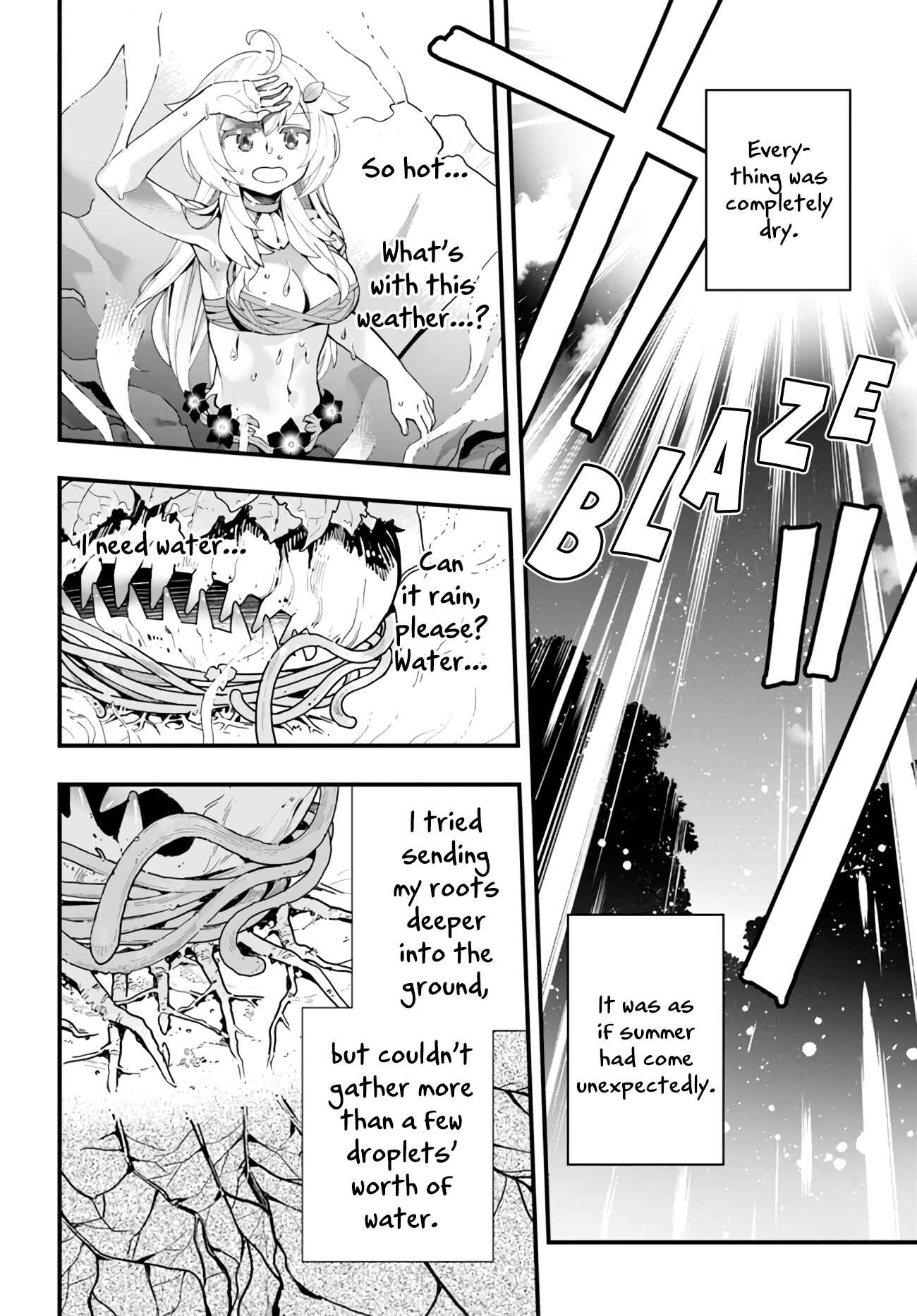 Page 13 Chapter 3 Shokubutsu Monster Musume Nikki ~Seijo datta Watashi ga Uragirareta Hate ni Aruraune ni Tensei Shite Shimatta node, kore kara wa Kougousei wo Shinagara Shizuka ni Shokubutsu Life wo Sugoshimasu~