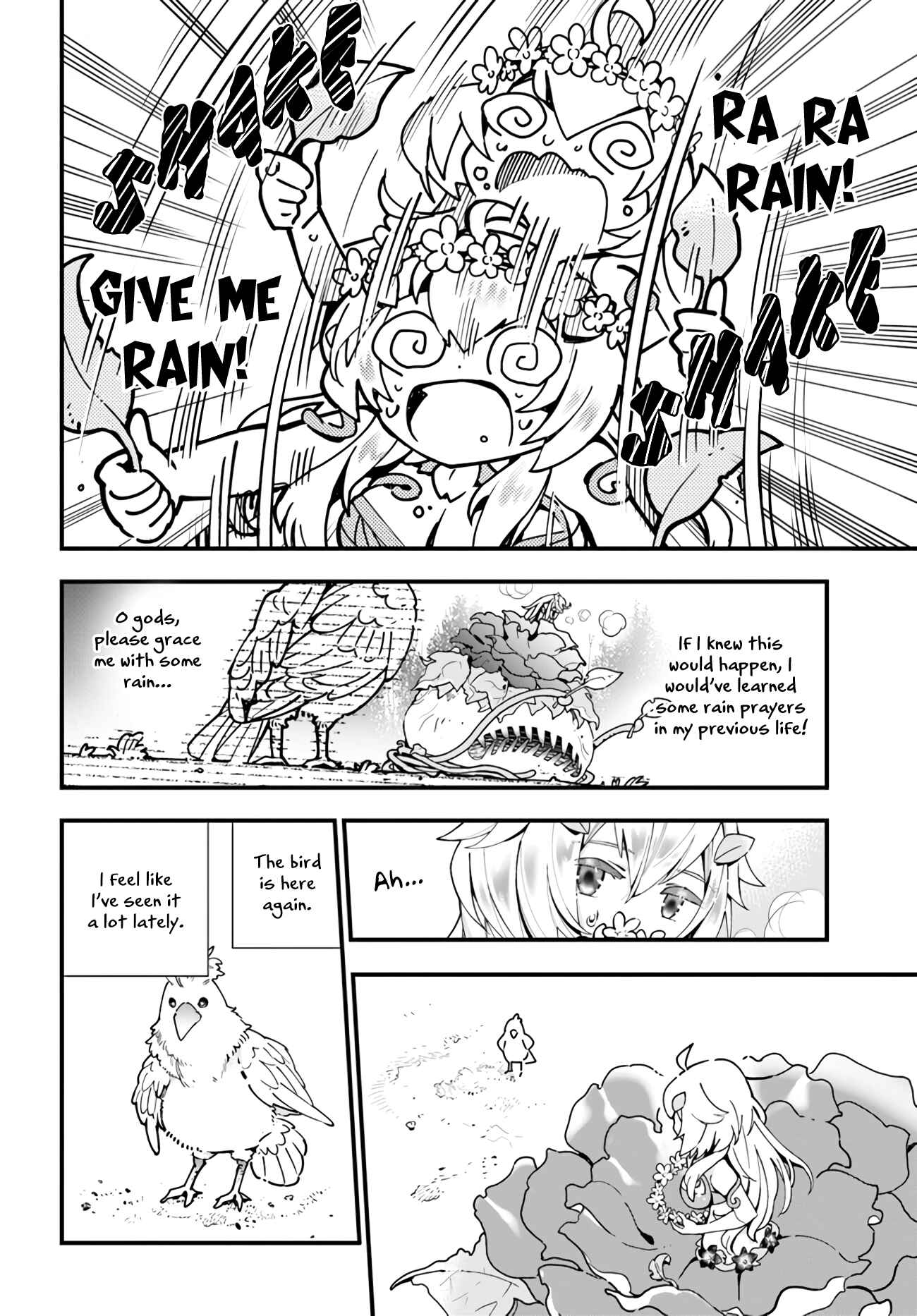 Page 15 Chapter 3 Shokubutsu Monster Musume Nikki ~Seijo datta Watashi ga Uragirareta Hate ni Aruraune ni Tensei Shite Shimatta node, kore kara wa Kougousei wo Shinagara Shizuka ni Shokubutsu Life wo Sugoshimasu~