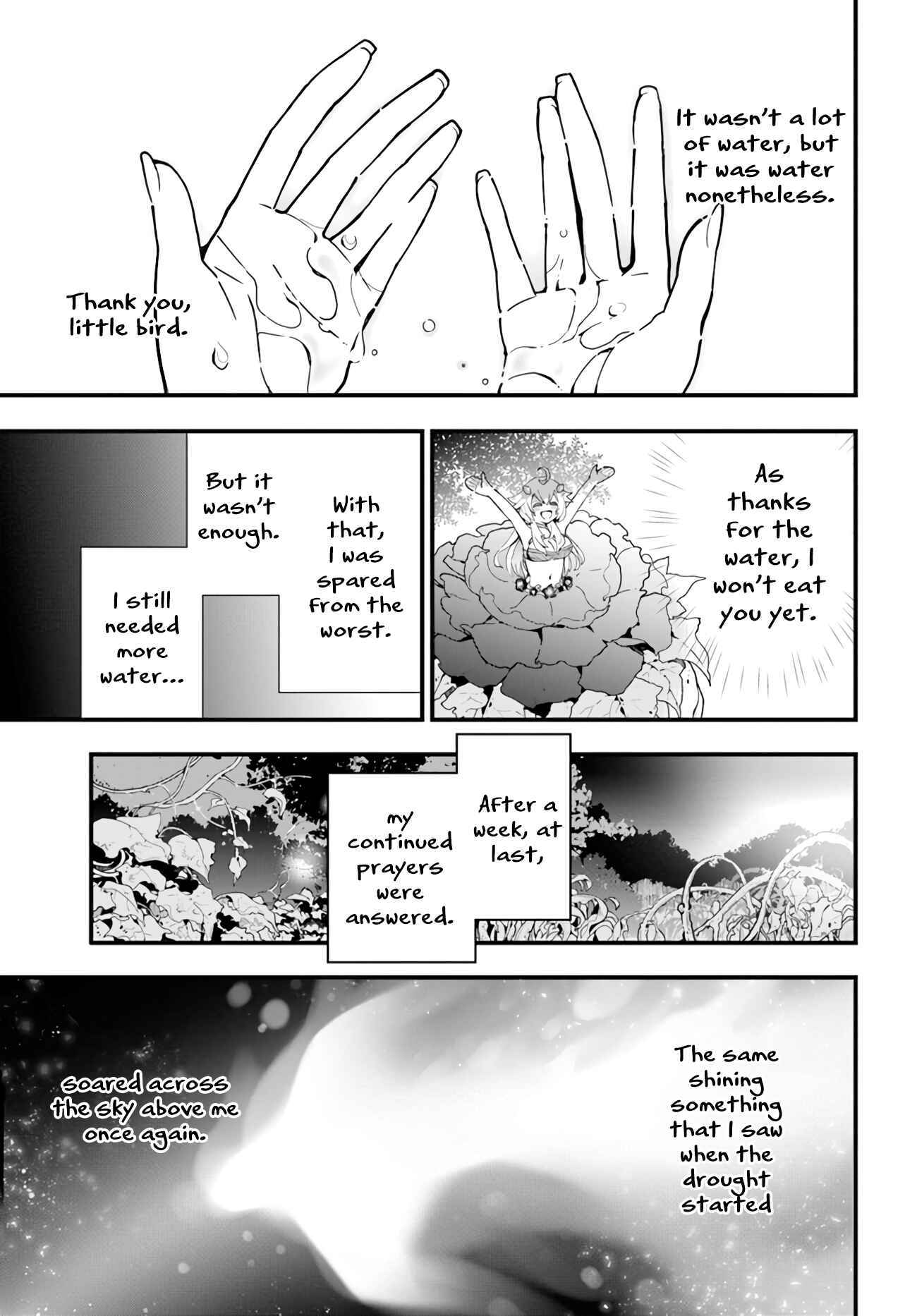 Page 18 Chapter 3 Shokubutsu Monster Musume Nikki ~Seijo datta Watashi ga Uragirareta Hate ni Aruraune ni Tensei Shite Shimatta node, kore kara wa Kougousei wo Shinagara Shizuka ni Shokubutsu Life wo Sugoshimasu~