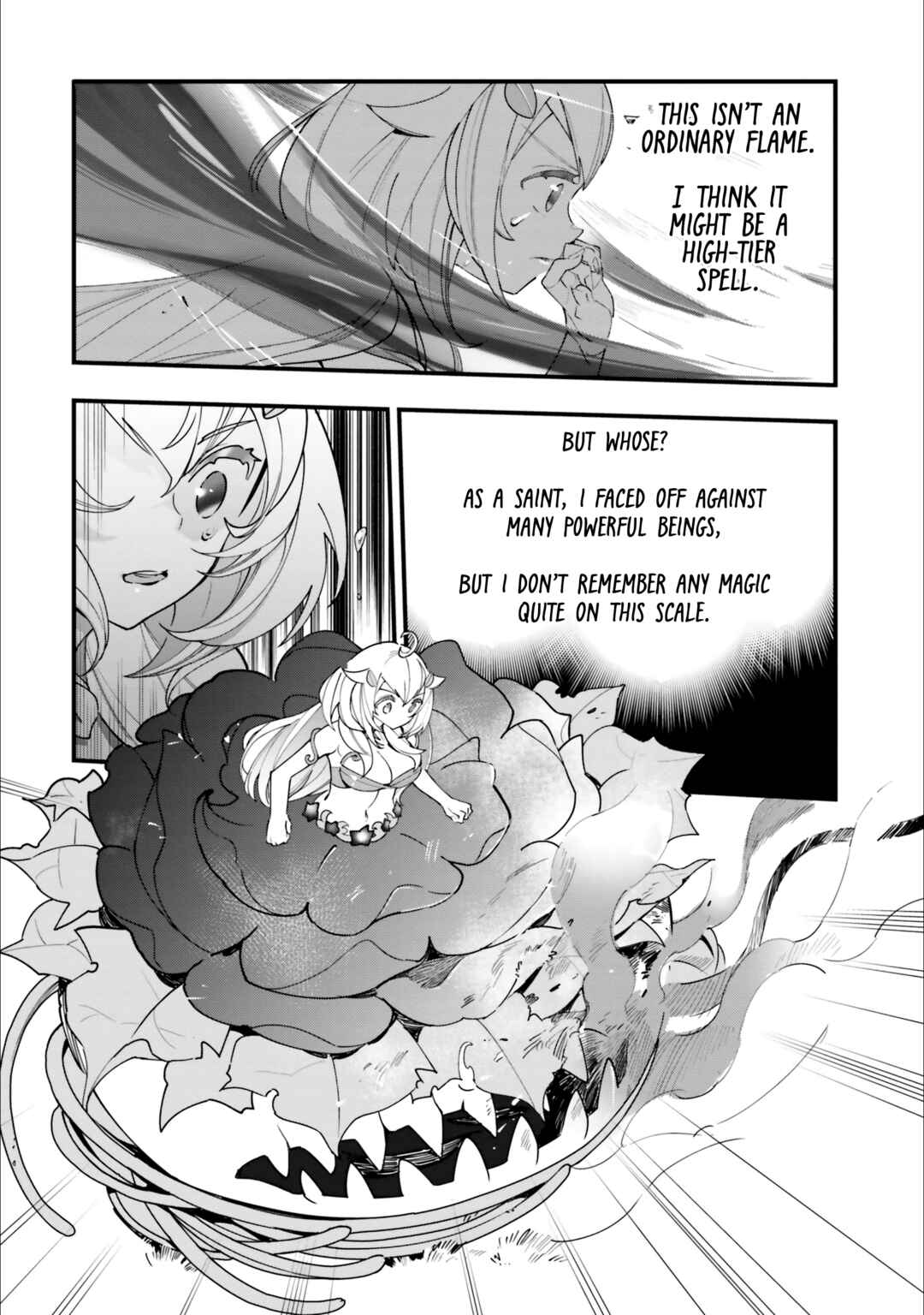 Page 11 Chapter 13 Shokubutsu Monster Musume Nikki ~Seijo datta Watashi ga Uragirareta Hate ni Aruraune ni Tensei Shite Shimatta node, kore kara wa Kougousei wo Shinagara Shizuka ni Shokubutsu Life wo Sugoshimasu~