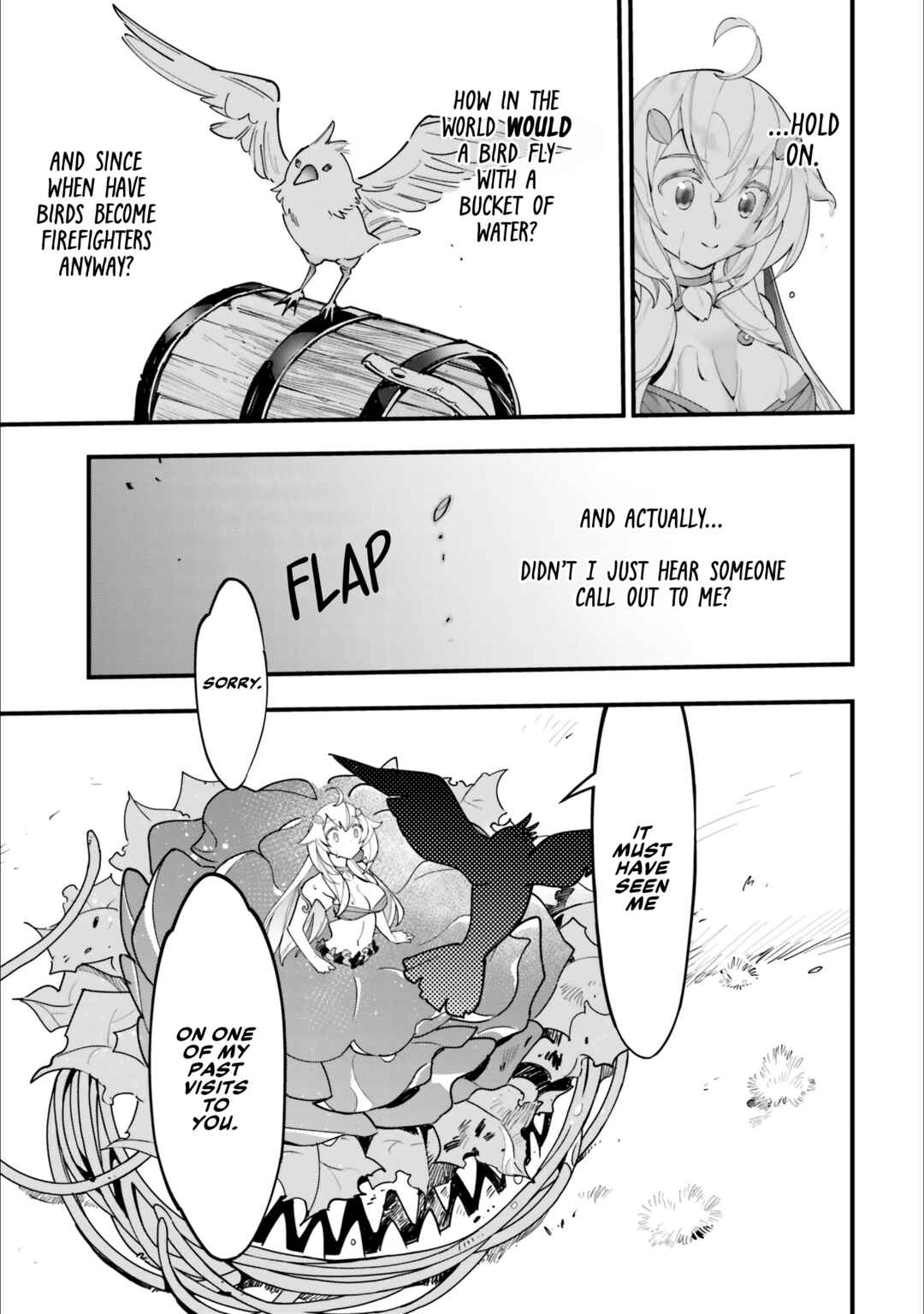 Page 16 Chapter 13 Shokubutsu Monster Musume Nikki ~Seijo datta Watashi ga Uragirareta Hate ni Aruraune ni Tensei Shite Shimatta node, kore kara wa Kougousei wo Shinagara Shizuka ni Shokubutsu Life wo Sugoshimasu~