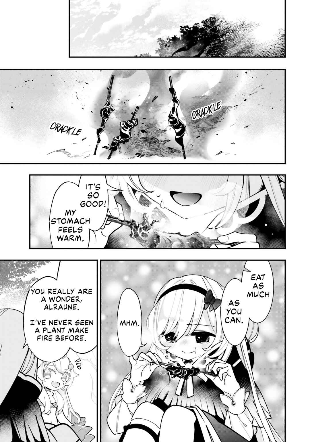 Page 26 Chapter 20 Shokubutsu Monster Musume Nikki ~Seijo datta Watashi ga Uragirareta Hate ni Aruraune ni Tensei Shite Shimatta node, kore kara wa Kougousei wo Shinagara Shizuka ni Shokubutsu Life wo Sugoshimasu~