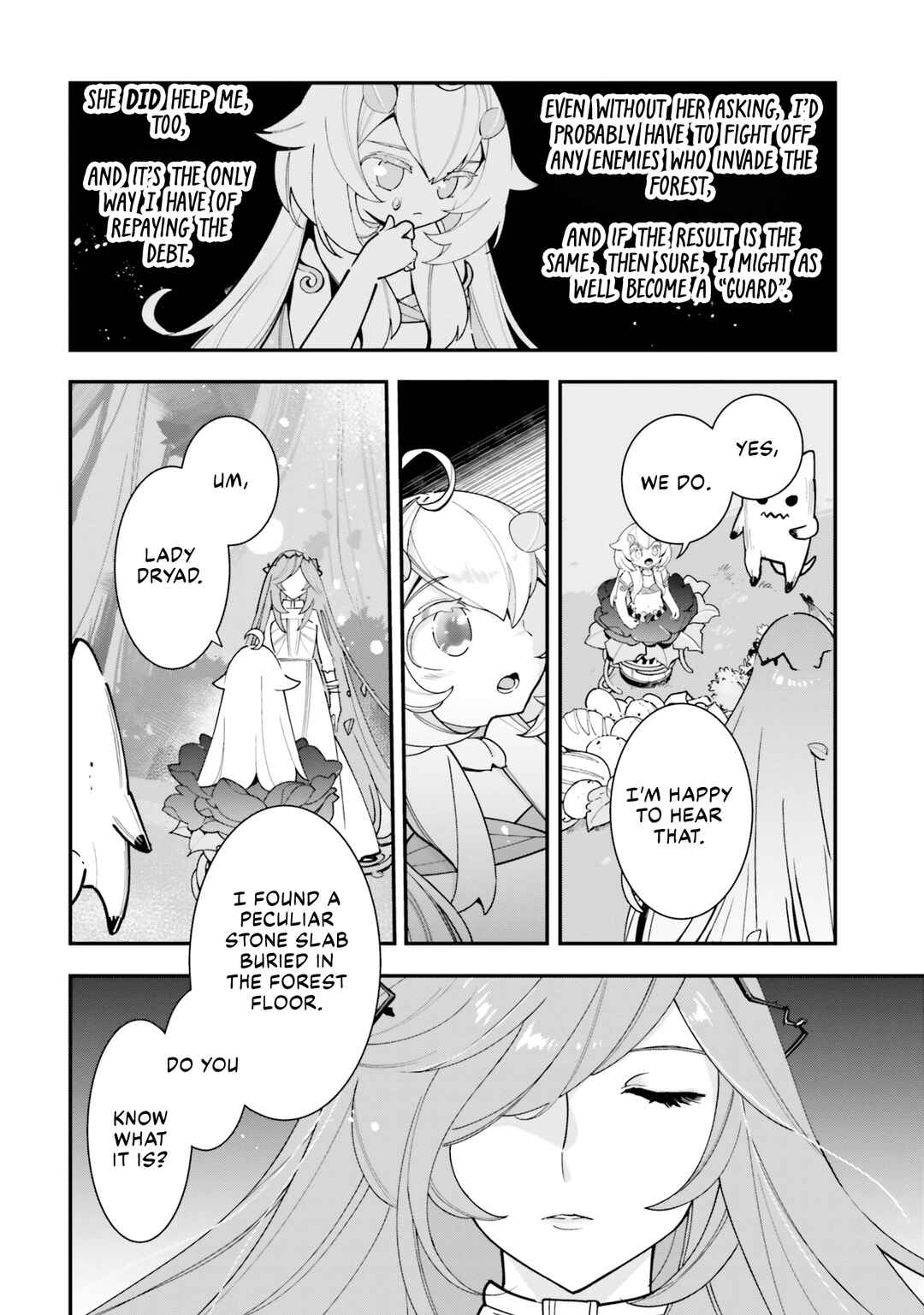 Page 9 Chapter 20 Shokubutsu Monster Musume Nikki ~Seijo datta Watashi ga Uragirareta Hate ni Aruraune ni Tensei Shite Shimatta node, kore kara wa Kougousei wo Shinagara Shizuka ni Shokubutsu Life wo Sugoshimasu~