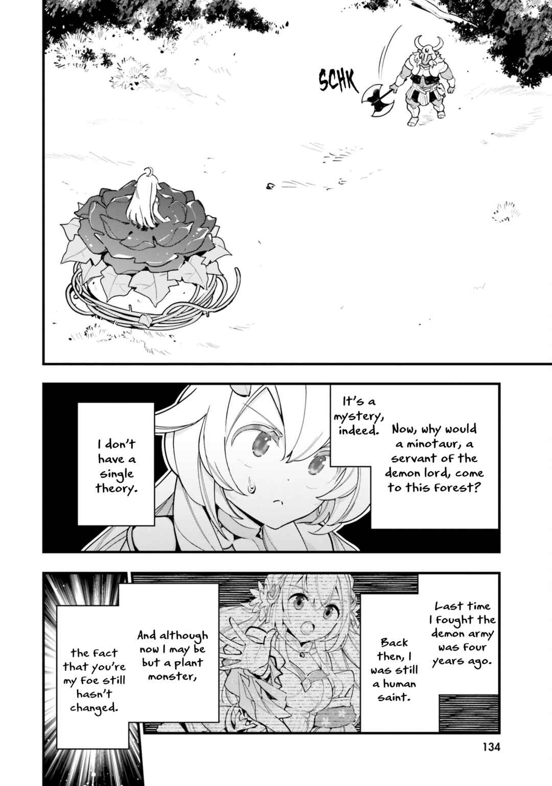 Page 10 Chapter 10 Shokubutsu Monster Musume Nikki ~Seijo datta Watashi ga Uragirareta Hate ni Aruraune ni Tensei Shite Shimatta node, kore kara wa Kougousei wo Shinagara Shizuka ni Shokubutsu Life wo Sugoshimasu~