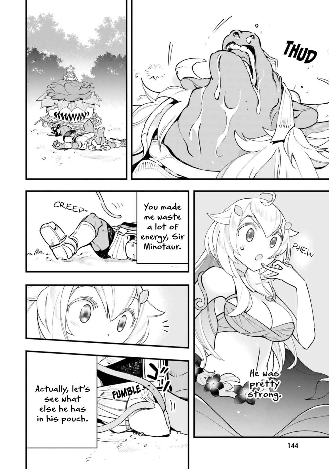 Page 20 Chapter 10 Shokubutsu Monster Musume Nikki ~Seijo datta Watashi ga Uragirareta Hate ni Aruraune ni Tensei Shite Shimatta node, kore kara wa Kougousei wo Shinagara Shizuka ni Shokubutsu Life wo Sugoshimasu~
