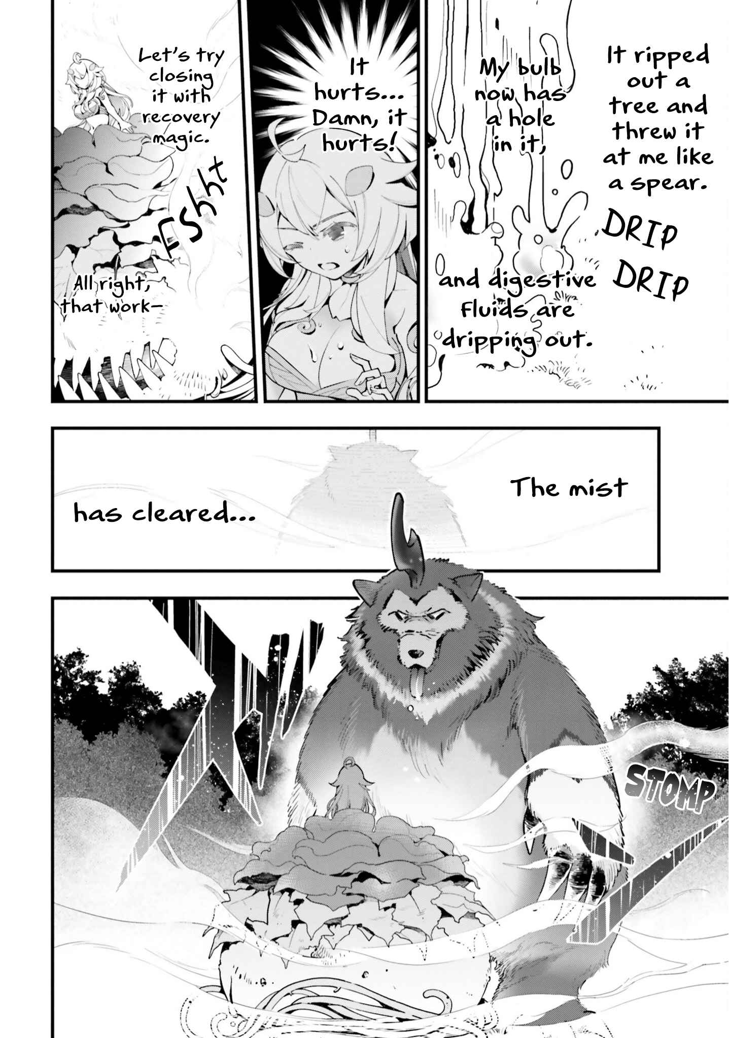 Page 25 Chapter 5 Shokubutsu Monster Musume Nikki ~Seijo datta Watashi ga Uragirareta Hate ni Aruraune ni Tensei Shite Shimatta node, kore kara wa Kougousei wo Shinagara Shizuka ni Shokubutsu Life wo Sugoshimasu~