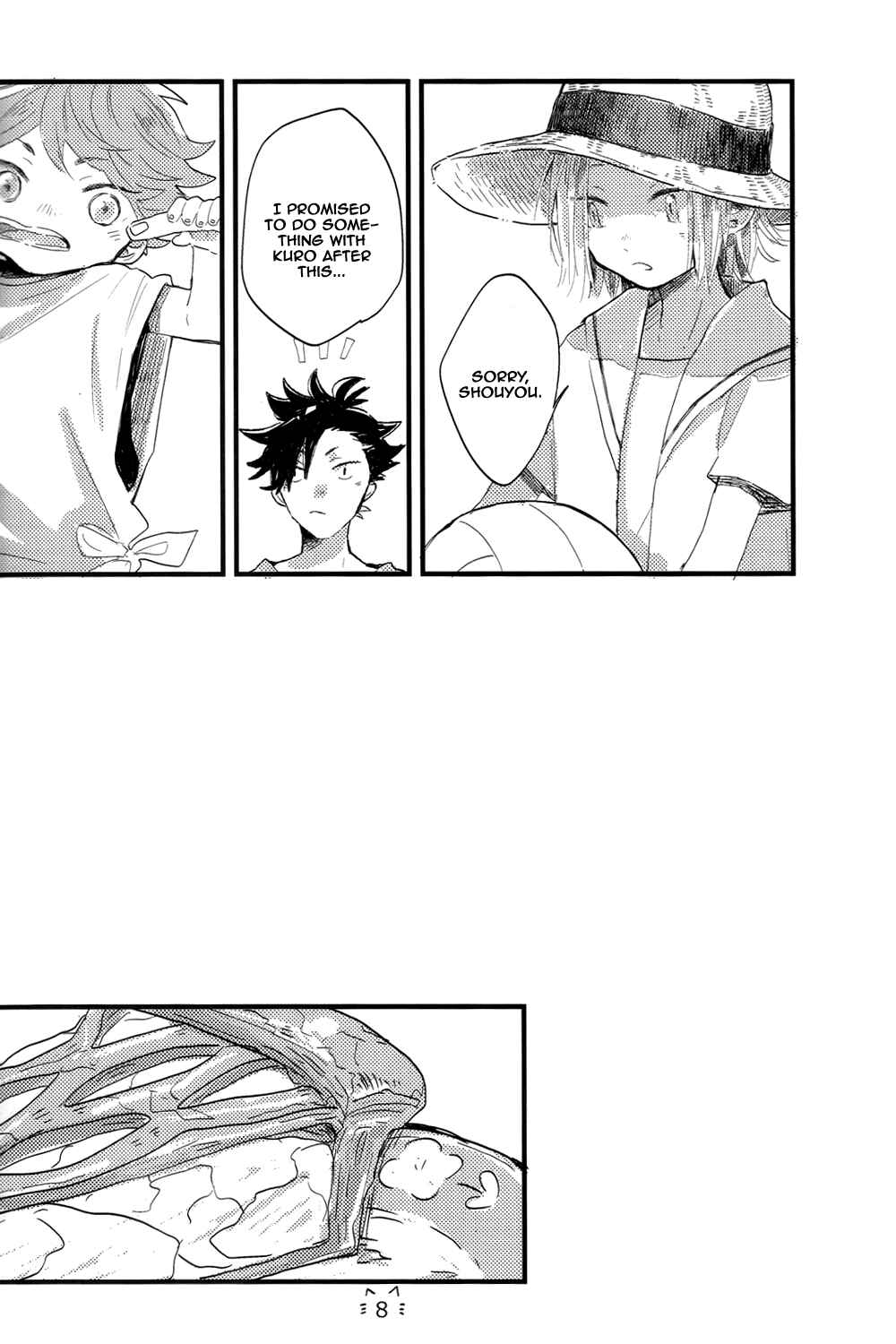 Page 9 Chapter Unknown_7471 Haikyu!! - Apple pie tabeyo (Doujinshi)