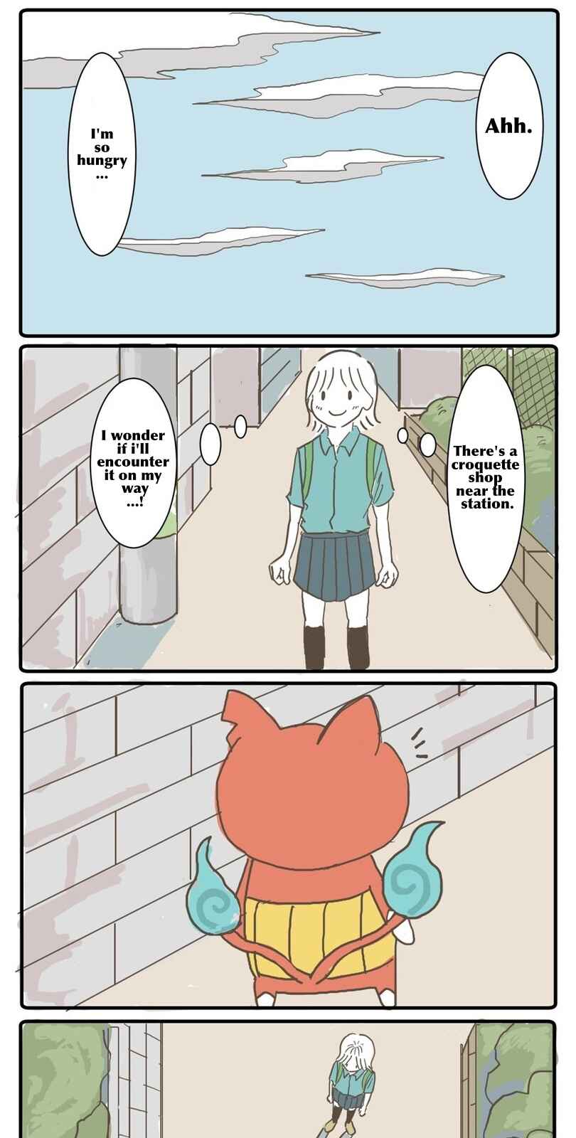 Page 1 Chapter 1 1%ORANGE×Yo-kai Watch♪ ~There are Yo-kai in my Youth!?~