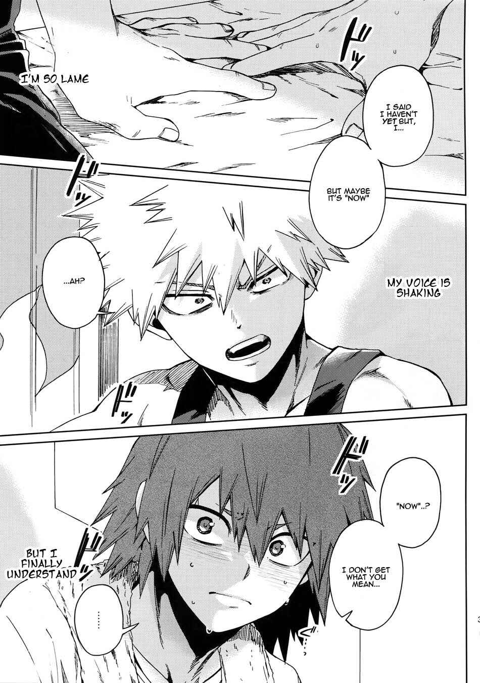 Page 34 Chapter Unknown_b938 Boku no Hero Academia - Bakugou to shitai (Doujinshi)