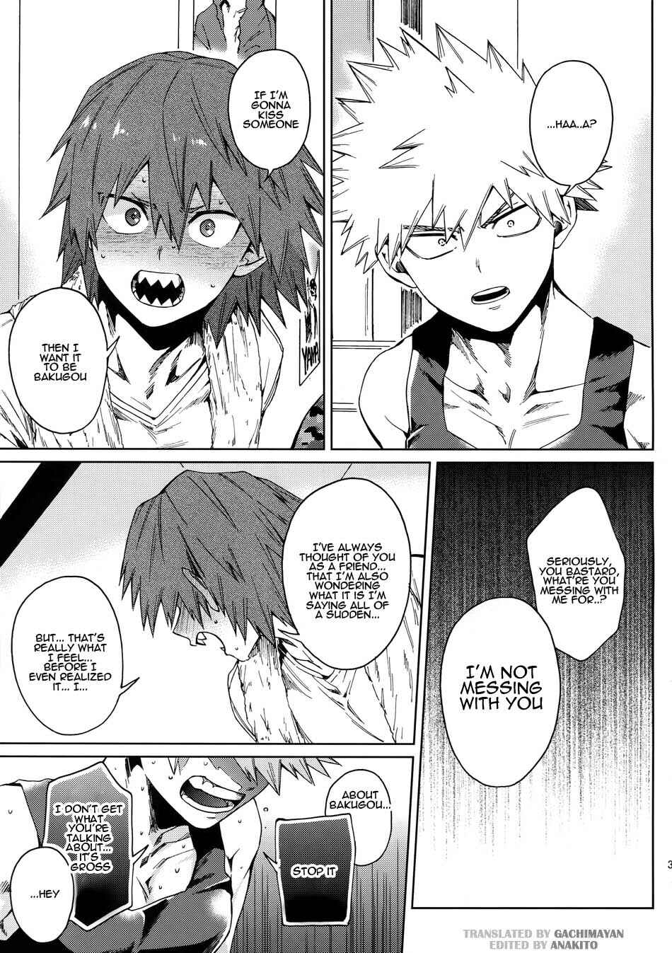 Page 36 Chapter Unknown_b938 Boku no Hero Academia - Bakugou to shitai (Doujinshi)