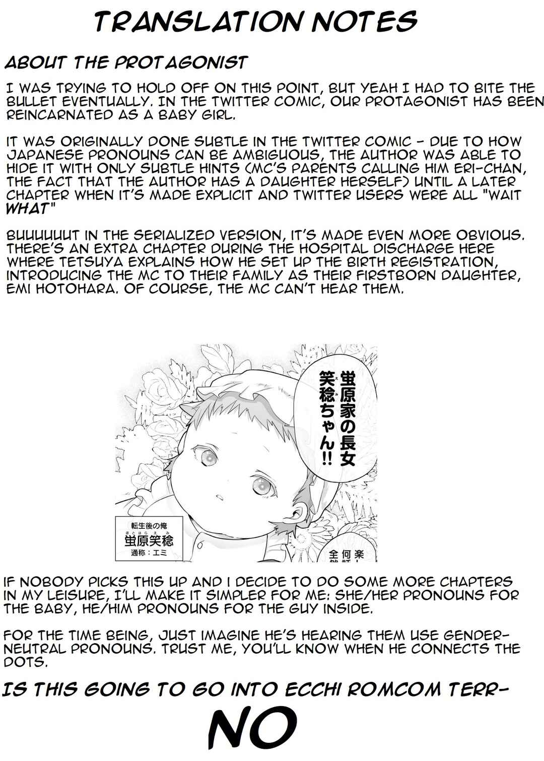 Page 5 Chapter 6 A Story About Being Reborn as a Baby (Pre-Serialization)