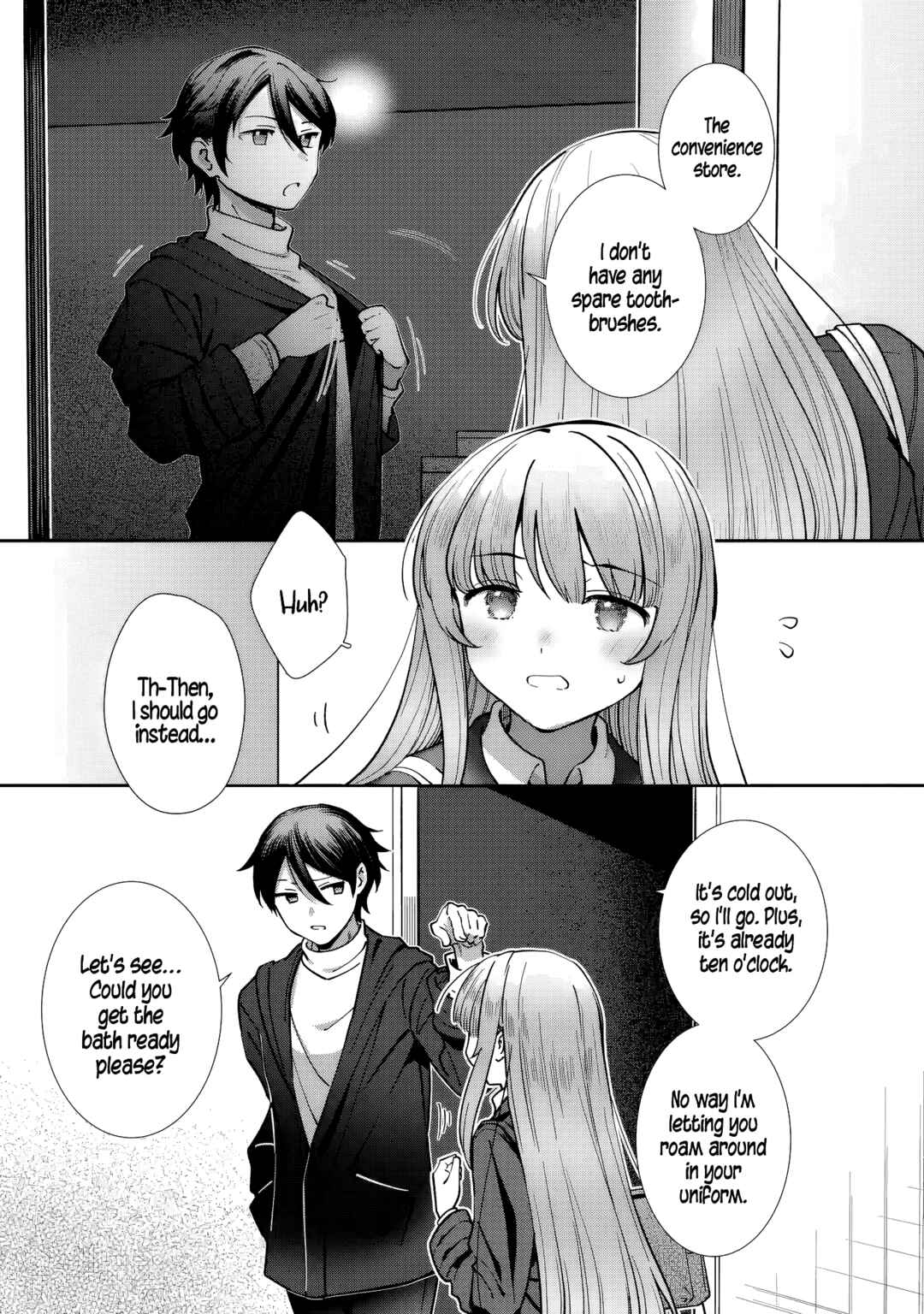 Page 3 Chapter 17 Otonari no Tenshi-sama ni Itsunomanika Dame Ningen ni Sareteita Ken: after the rain