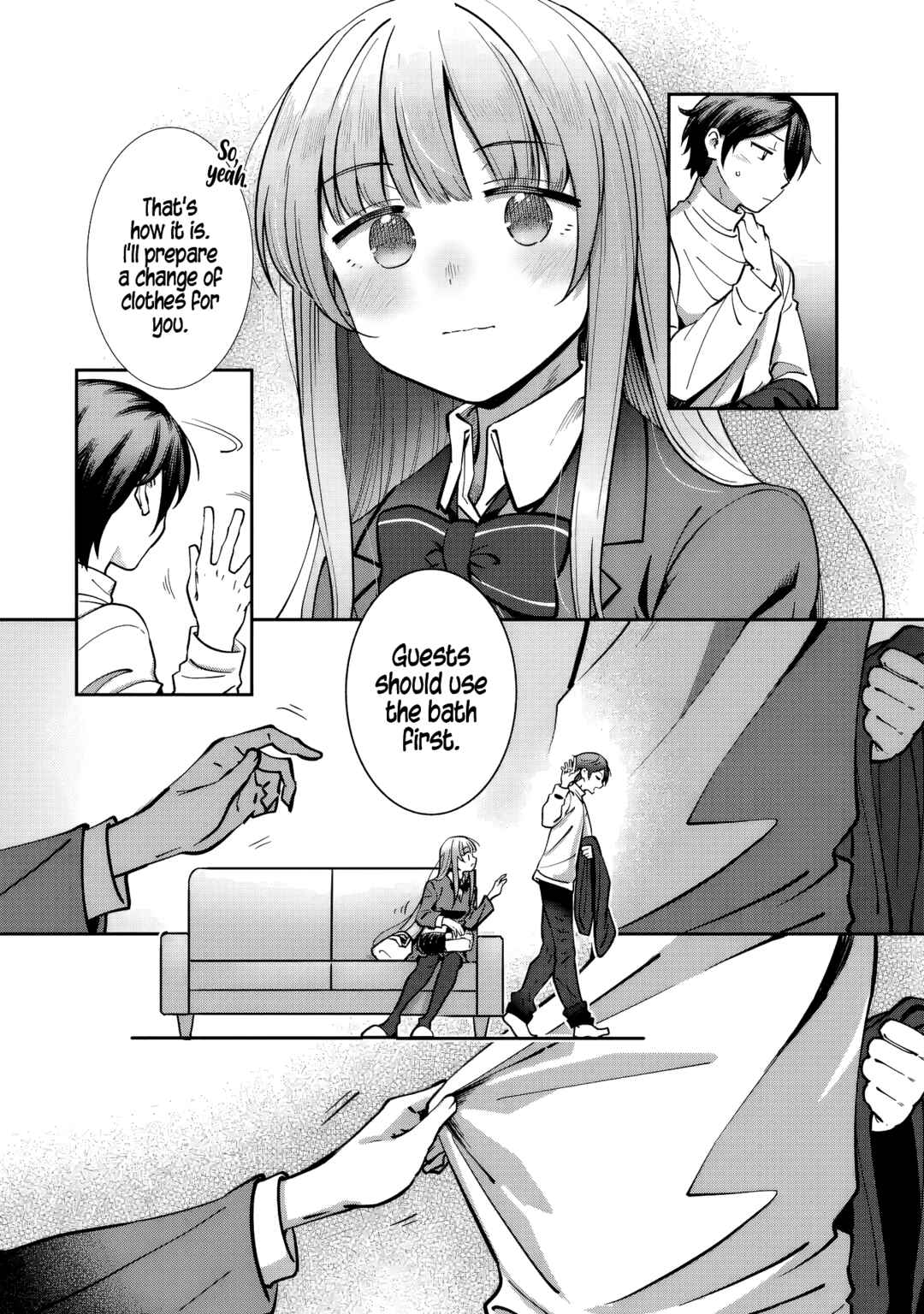 Page 8 Chapter 17 Otonari no Tenshi-sama ni Itsunomanika Dame Ningen ni Sareteita Ken: after the rain