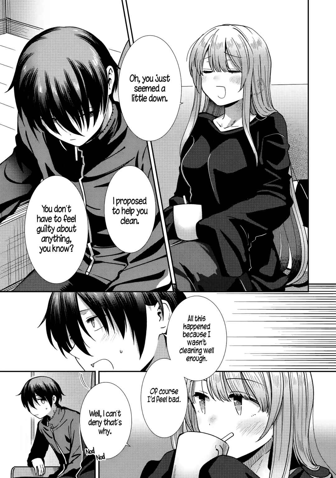 Page 9 Chapter 31 Otonari no Tenshi-sama ni Itsunomanika Dame Ningen ni Sareteita Ken: after the rain