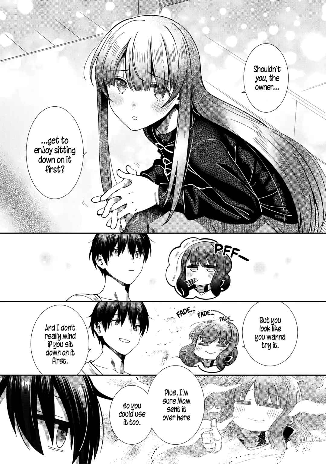 Page 11 Chapter 33 Otonari no Tenshi-sama ni Itsunomanika Dame Ningen ni Sareteita Ken: after the rain