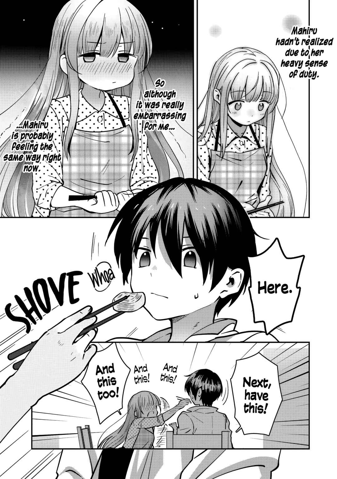 Page 13 Chapter 8 Otonari no Tenshi-sama ni Itsunomanika Dame Ningen ni Sareteita Ken: after the rain