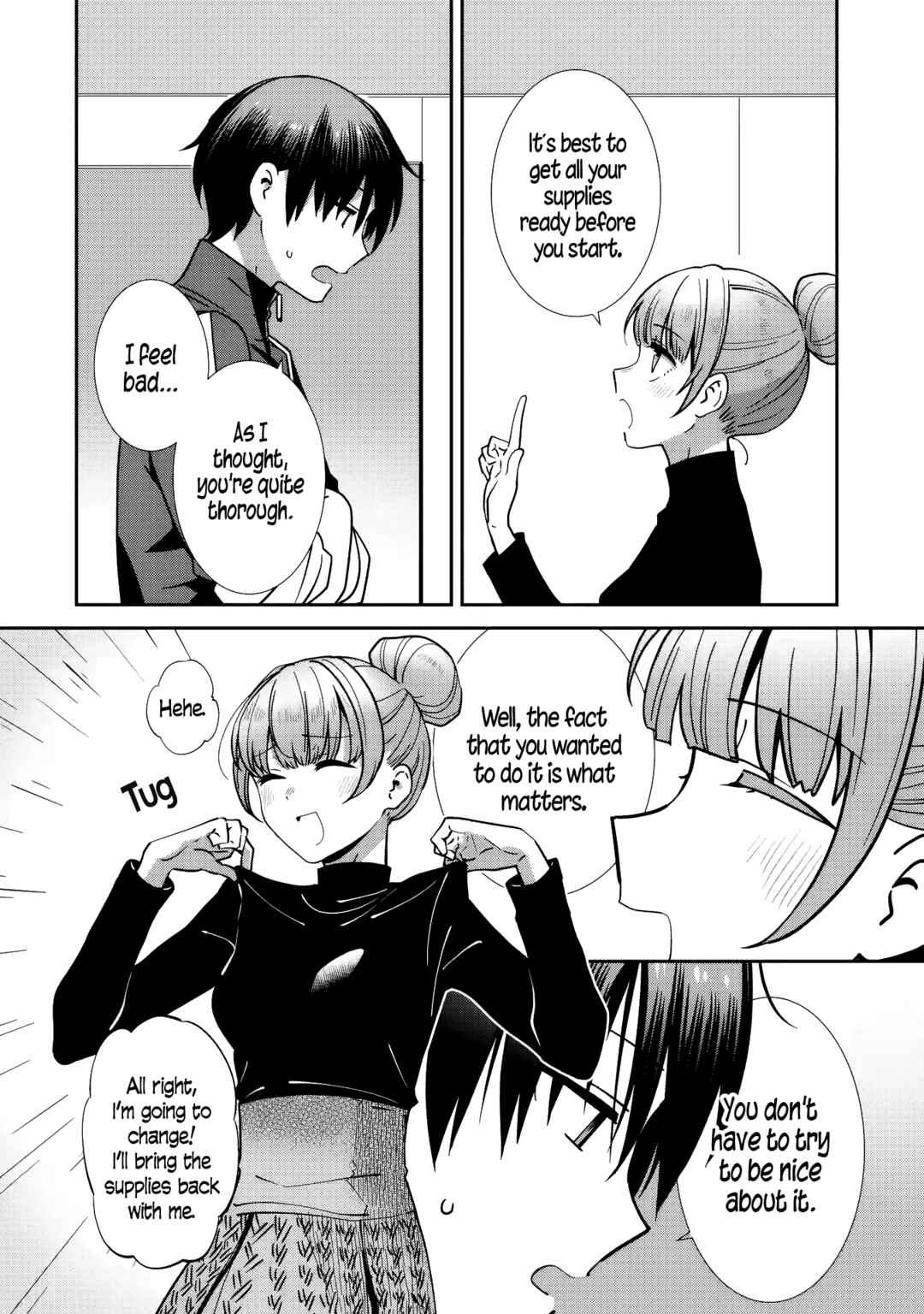 Page 12 Chapter 28 Otonari no Tenshi-sama ni Itsunomanika Dame Ningen ni Sareteita Ken: after the rain