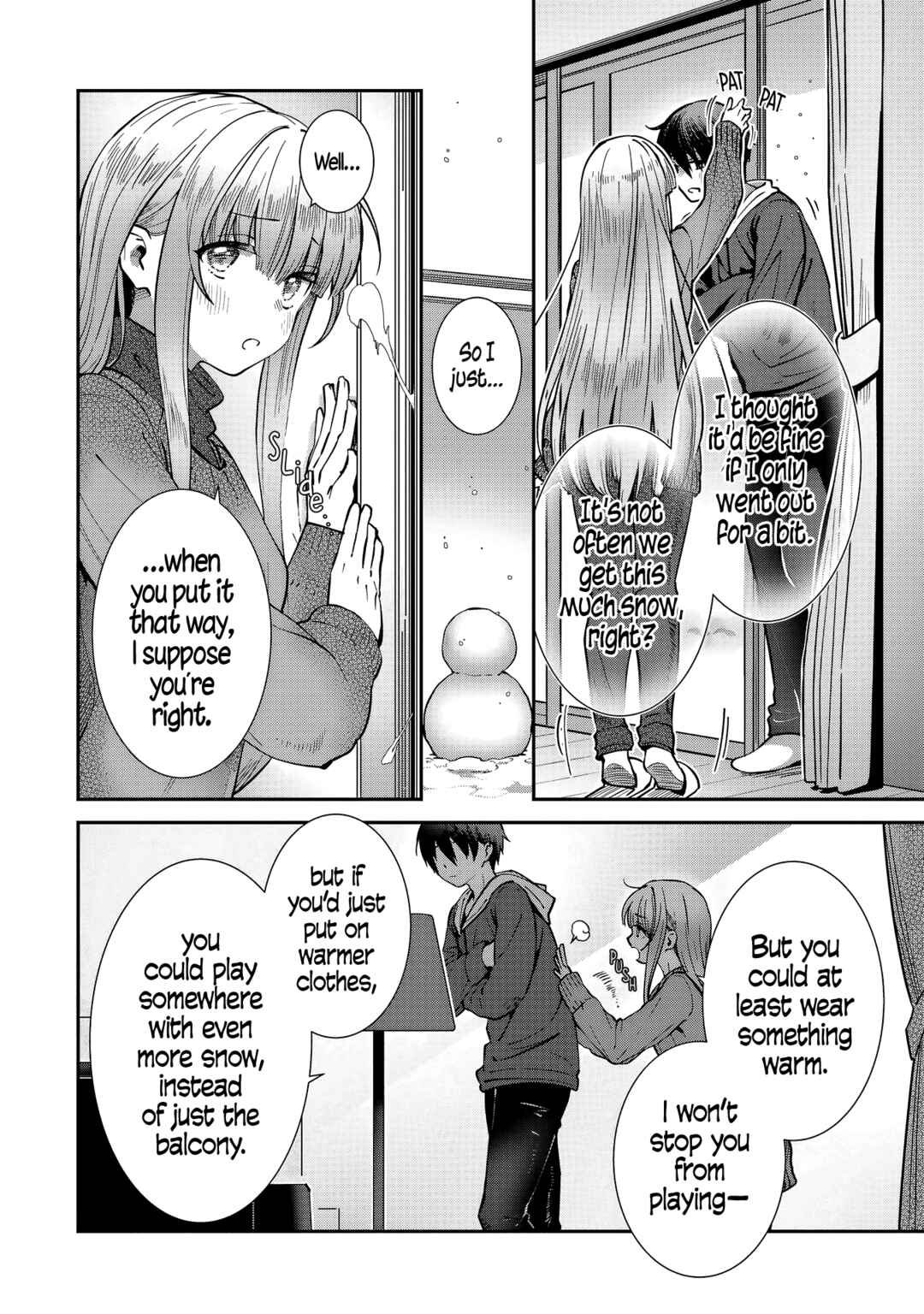 Page 4 Chapter 13 Otonari no Tenshi-sama ni Itsunomanika Dame Ningen ni Sareteita Ken: after the rain