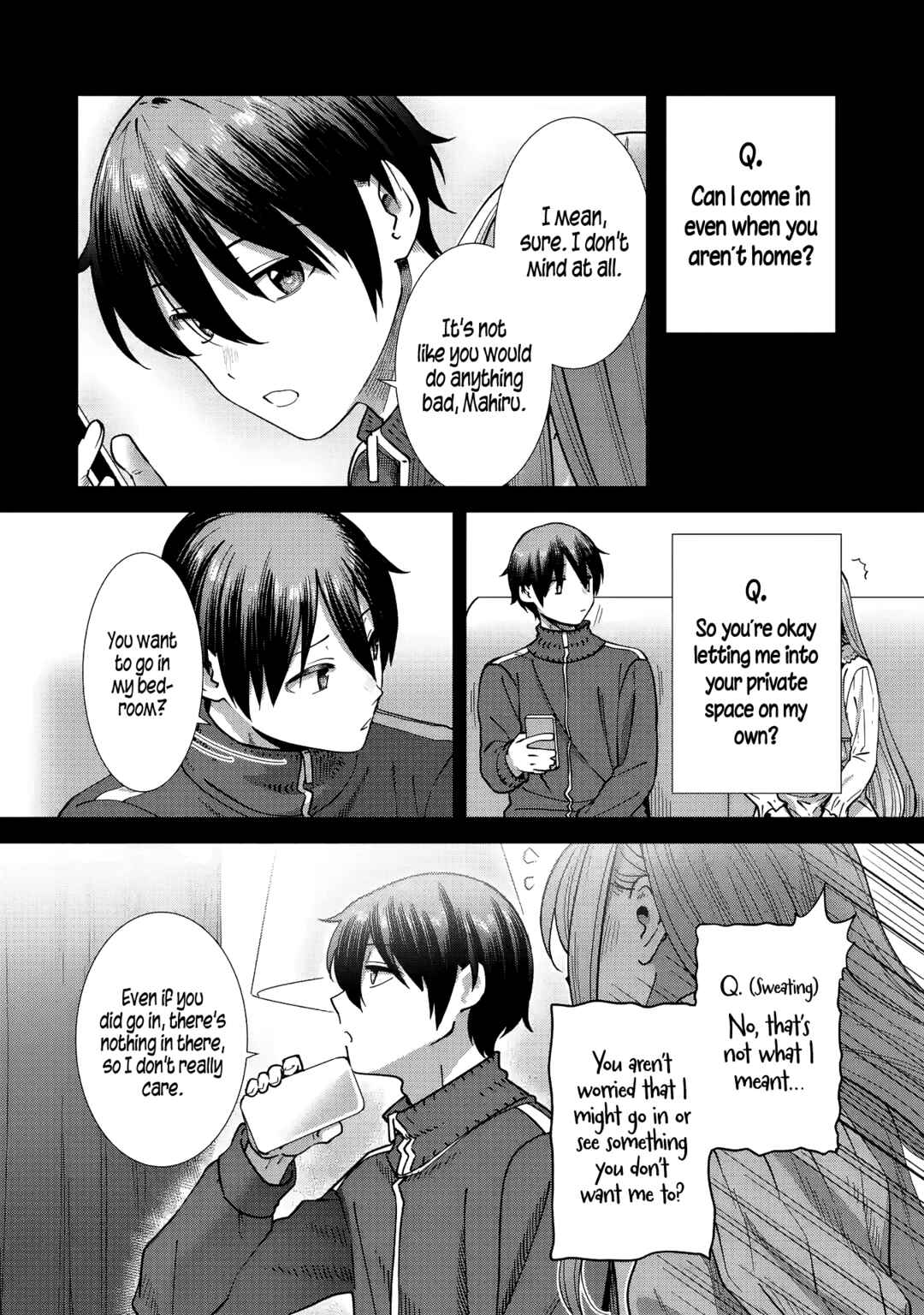 Page 4 Chapter 35 Otonari no Tenshi-sama ni Itsunomanika Dame Ningen ni Sareteita Ken: after the rain