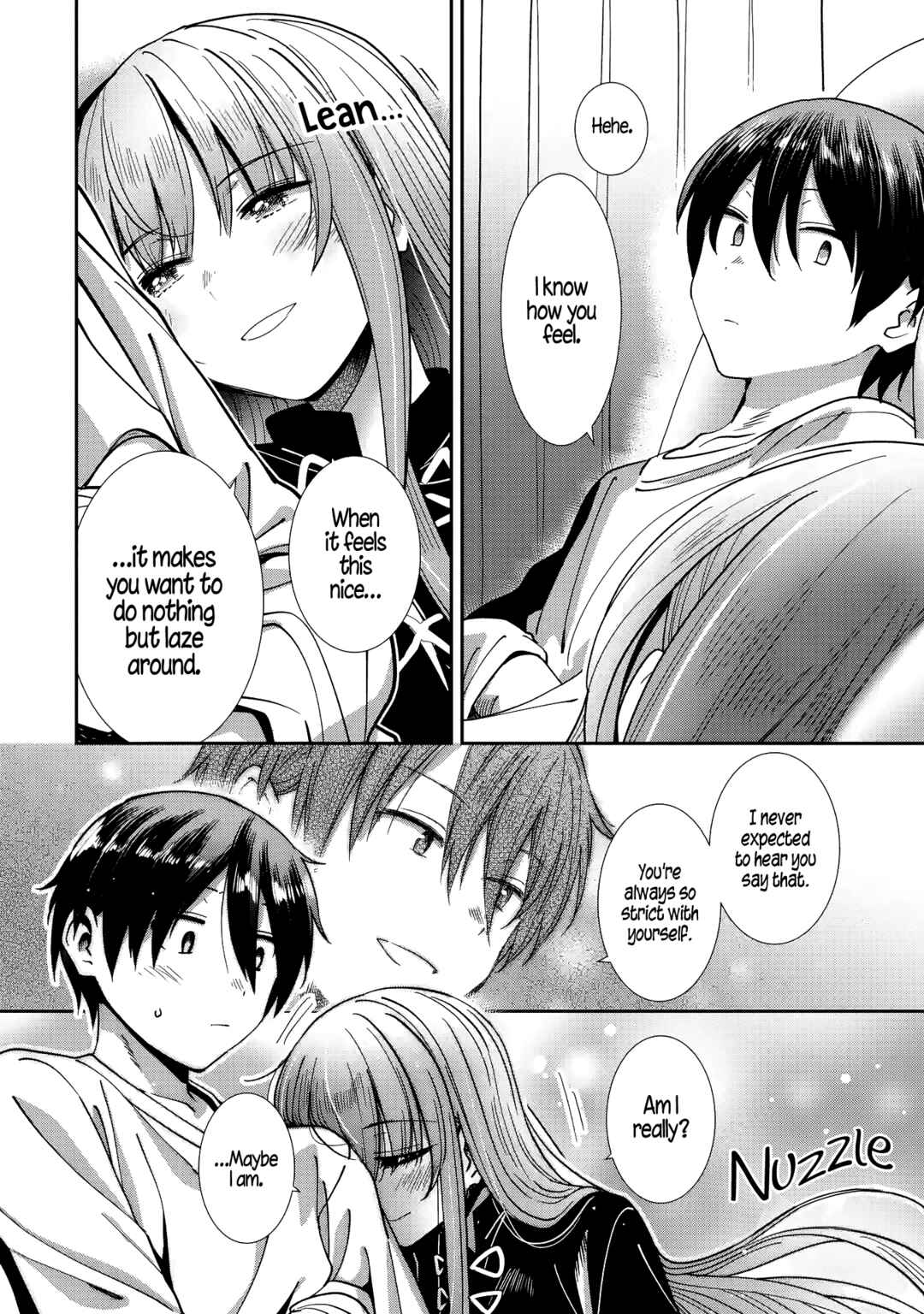 Page 12 Chapter 34 Otonari no Tenshi-sama ni Itsunomanika Dame Ningen ni Sareteita Ken: after the rain