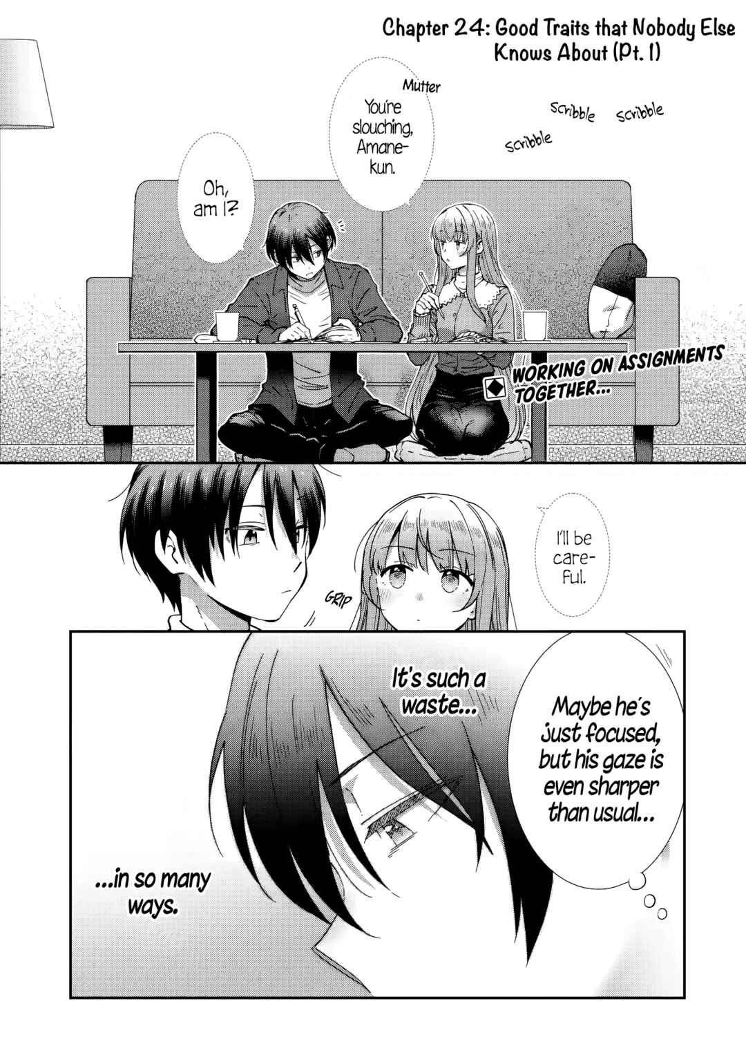 Page 1 Chapter 24 Otonari no Tenshi-sama ni Itsunomanika Dame Ningen ni Sareteita Ken: after the rain