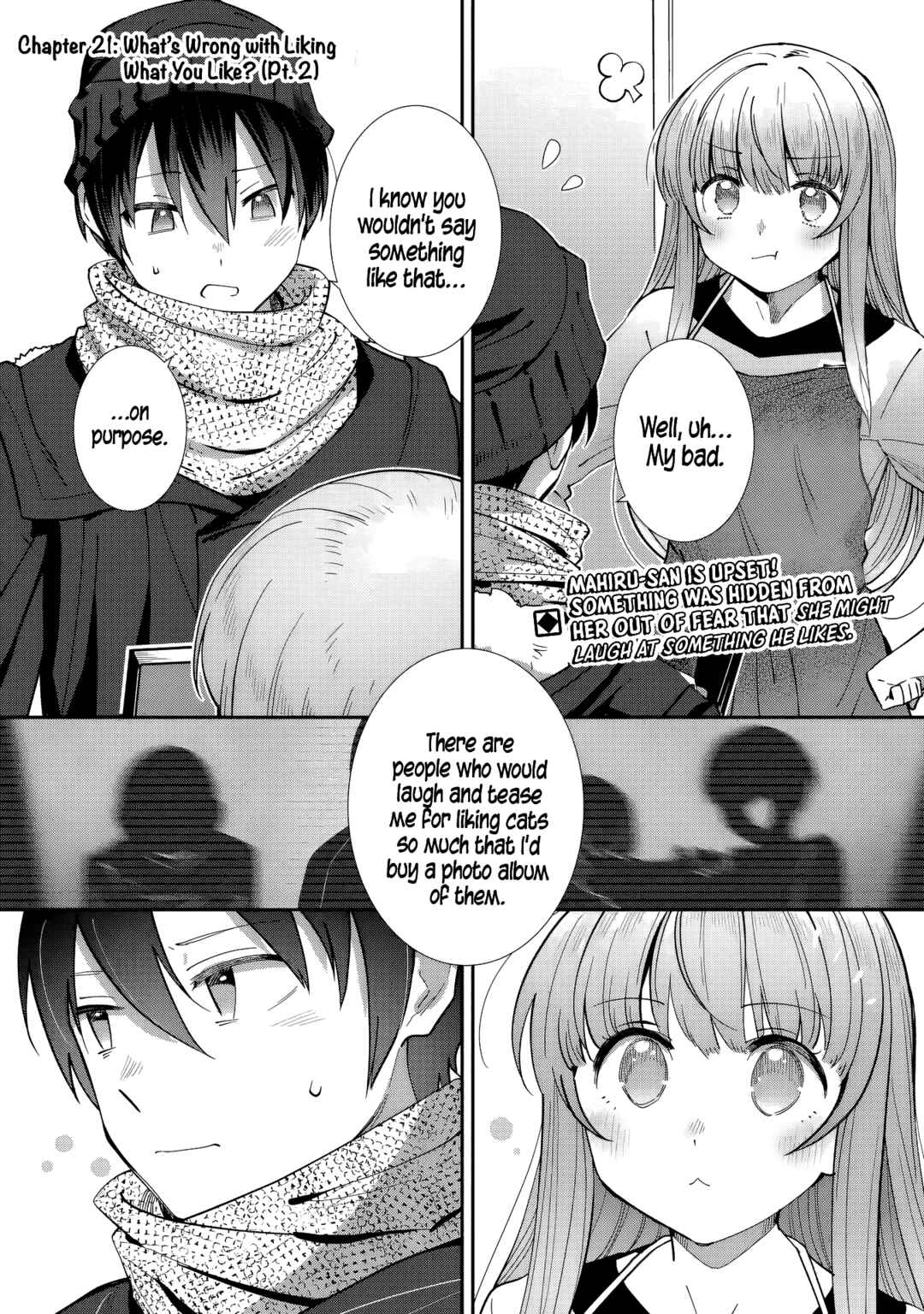 Page 1 Chapter 21 Otonari no Tenshi-sama ni Itsunomanika Dame Ningen ni Sareteita Ken: after the rain