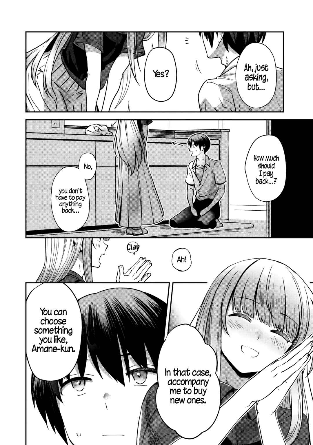 Page 8 Chapter 14 Otonari no Tenshi-sama ni Itsunomanika Dame Ningen ni Sareteita Ken: after the rain