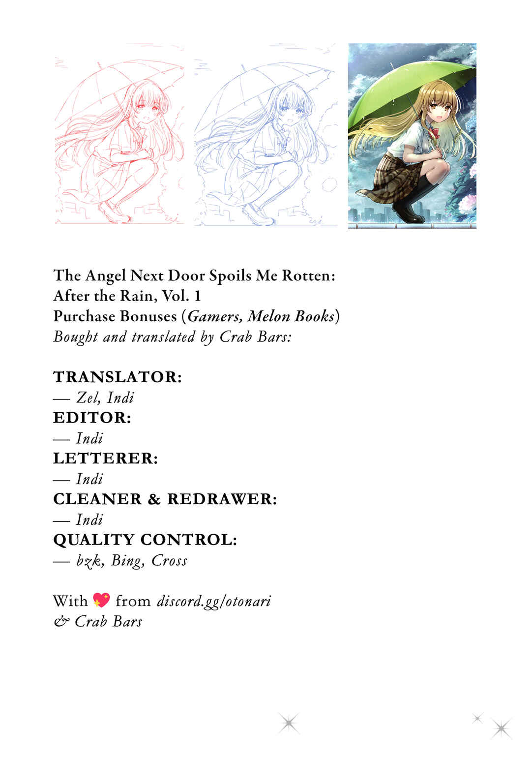 Page 10 Chapter 13.5 Otonari no Tenshi-sama ni Itsunomanika Dame Ningen ni Sareteita Ken: after the rain