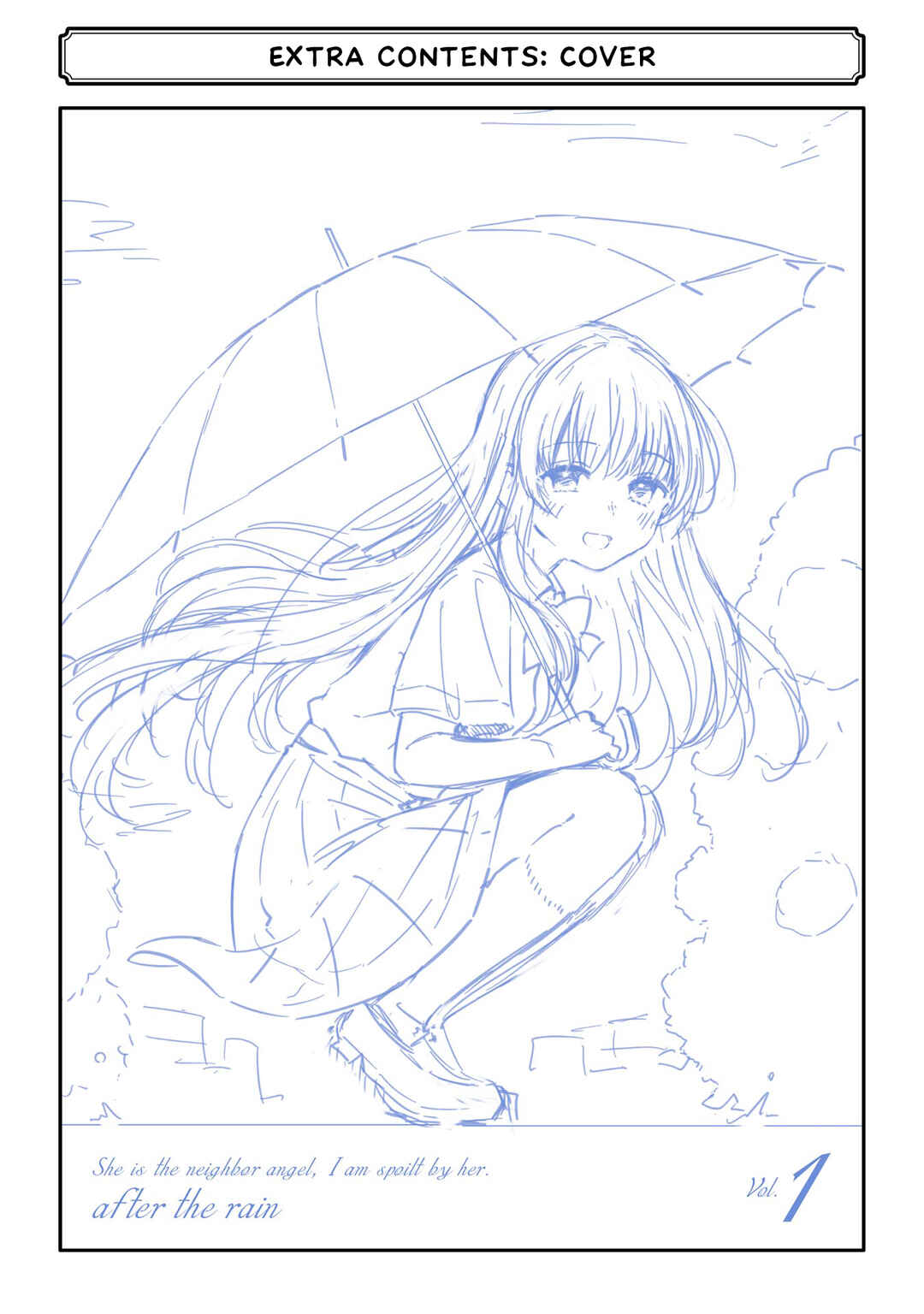 Page 8 Chapter 13.5 Otonari no Tenshi-sama ni Itsunomanika Dame Ningen ni Sareteita Ken: after the rain