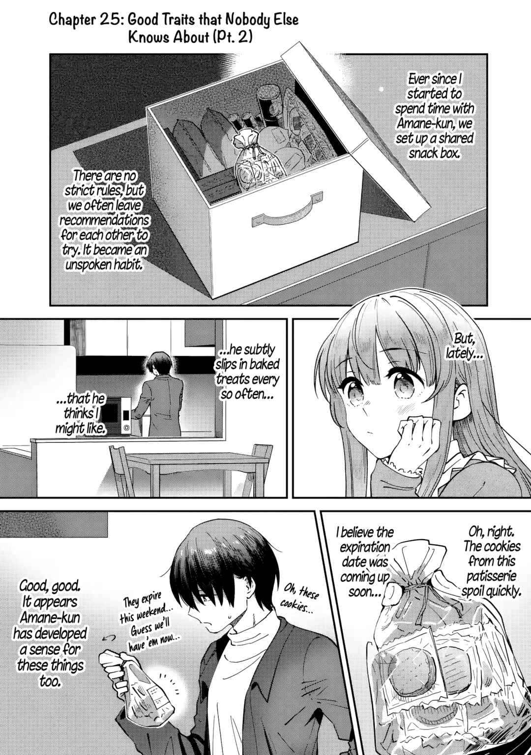 Page 1 Chapter 25 Otonari no Tenshi-sama ni Itsunomanika Dame Ningen ni Sareteita Ken: after the rain