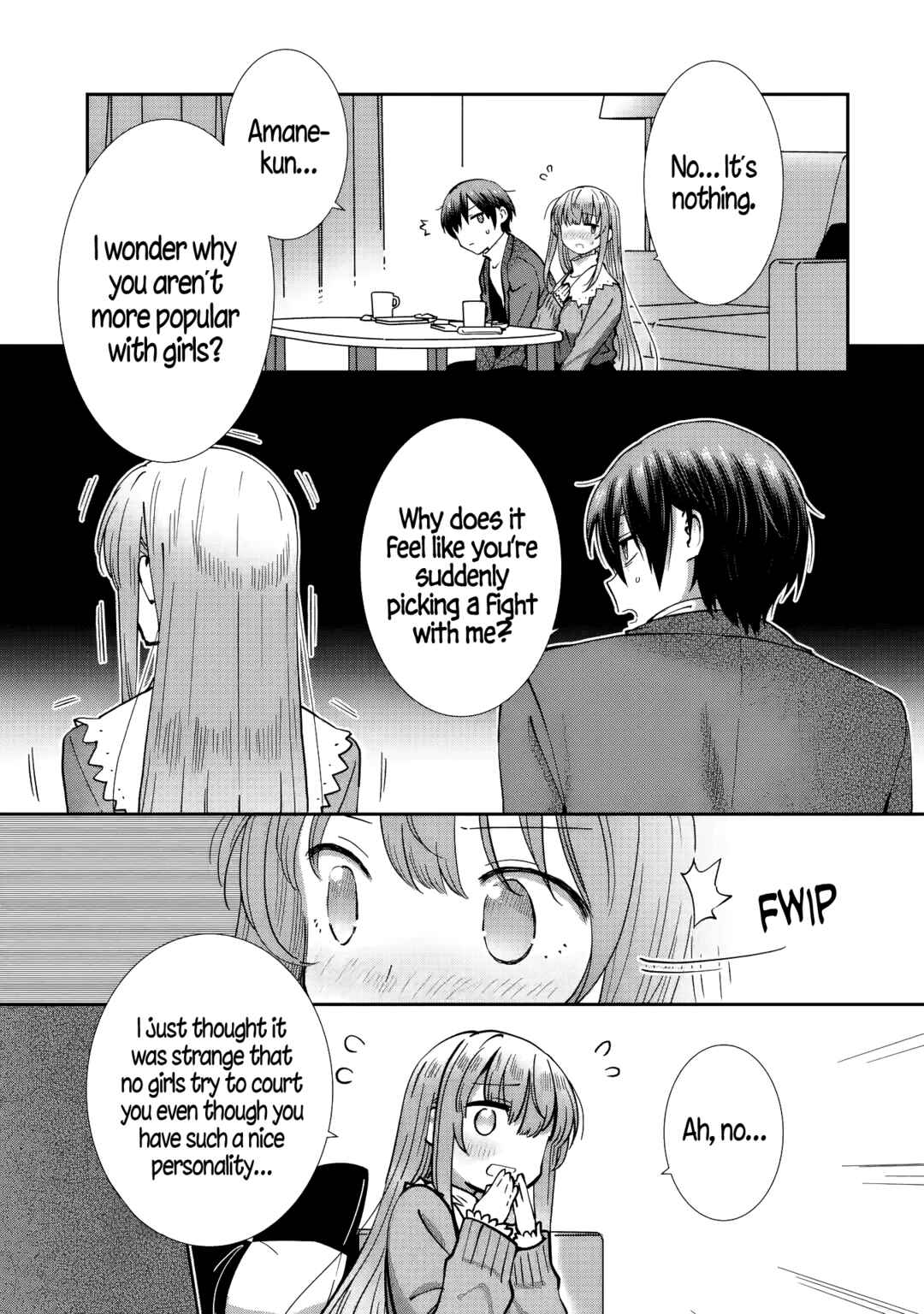 Page 13 Chapter 25 Otonari no Tenshi-sama ni Itsunomanika Dame Ningen ni Sareteita Ken: after the rain