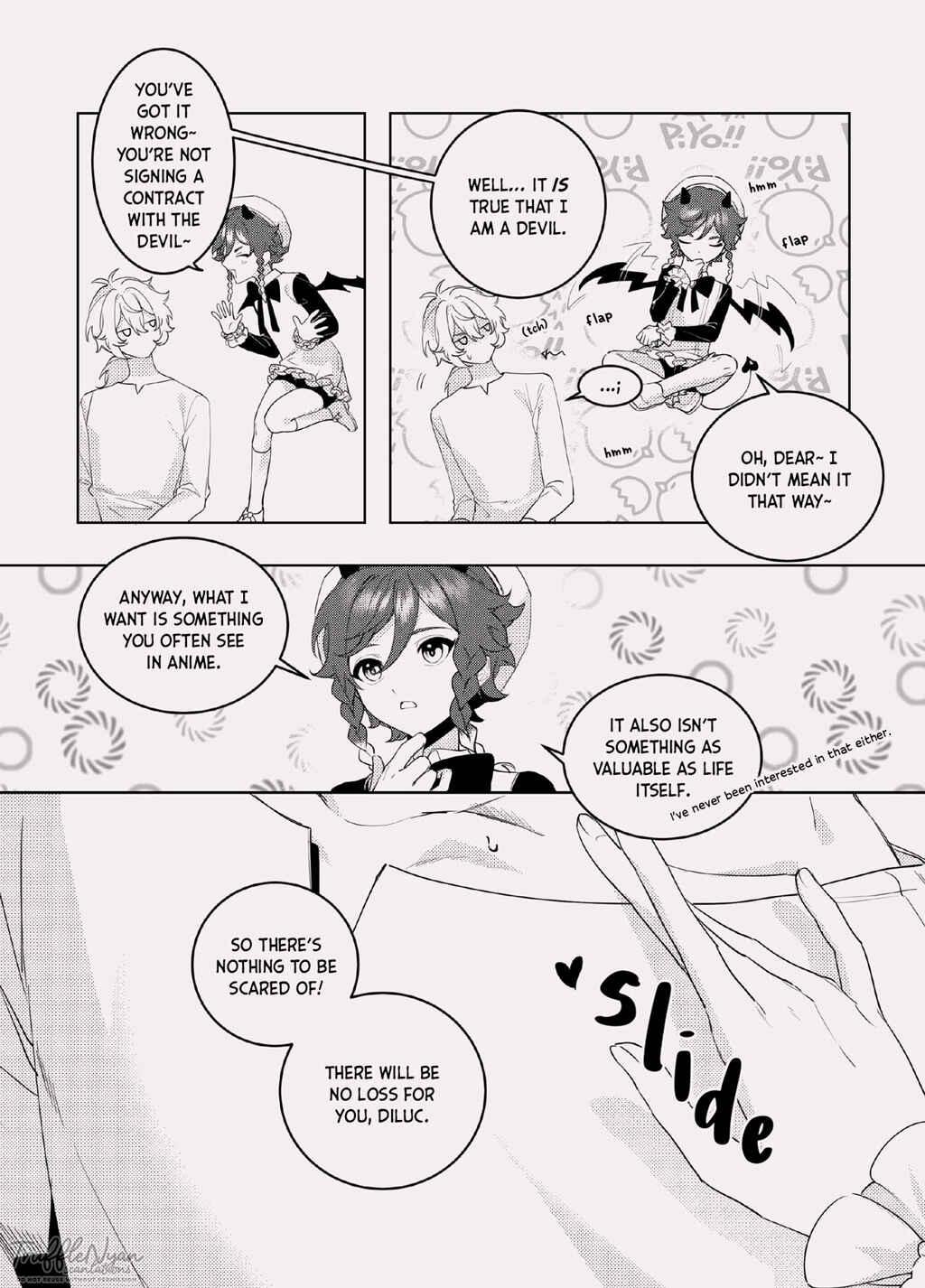 Page 8 Chapter Unknown_a50e Genshin Impact - Sweet Dreams (Doujinshi)