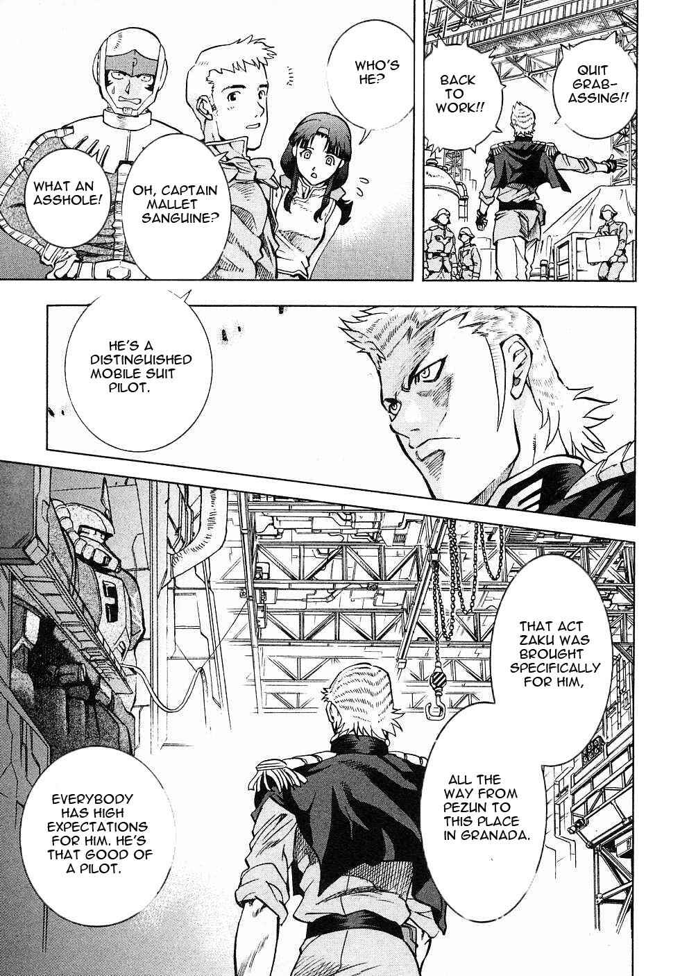 Page 18 Chapter 2 Mobile Suit Gundam Gaiden REBELLION: Space, at the End of a Flash...