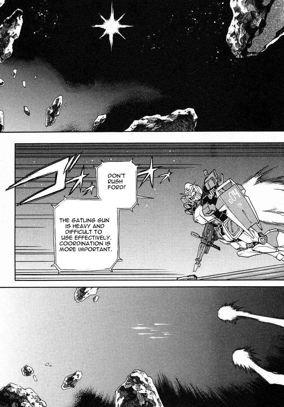 Page 28 Chapter 2 Mobile Suit Gundam Gaiden REBELLION: Space, at the End of a Flash...