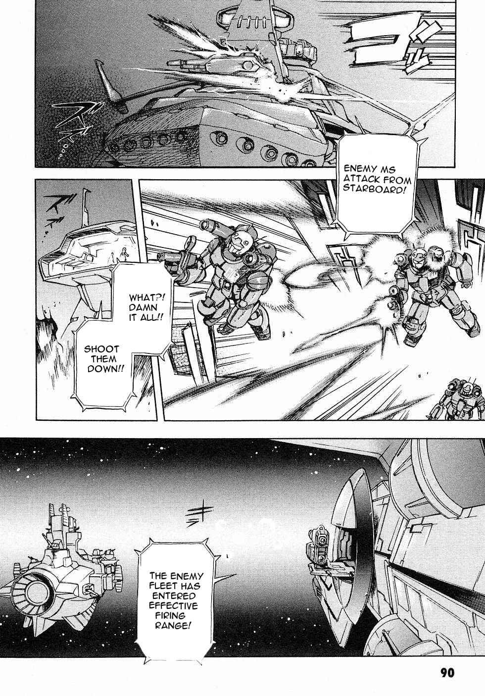 Page 43 Chapter 2 Mobile Suit Gundam Gaiden REBELLION: Space, at the End of a Flash...