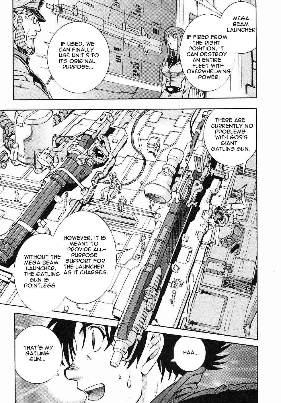 Page 8 Chapter 2 Mobile Suit Gundam Gaiden REBELLION: Space, at the End of a Flash...