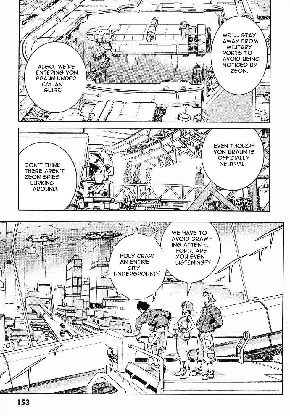 Page 10 Chapter 4 Mobile Suit Gundam Gaiden REBELLION: Space, at the End of a Flash...