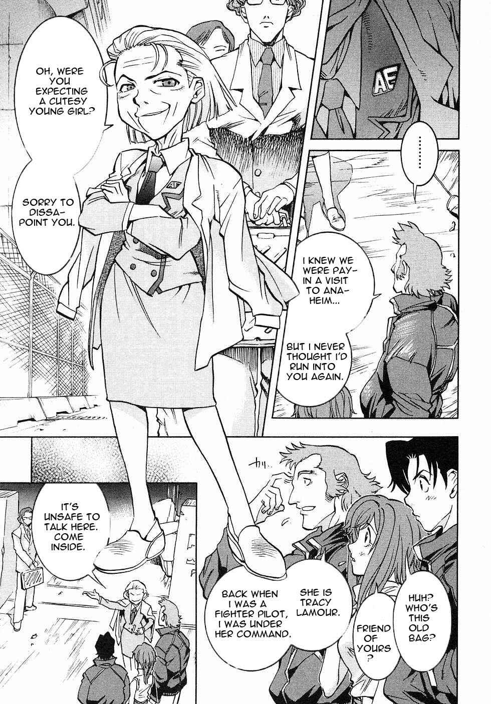 Page 12 Chapter 4 Mobile Suit Gundam Gaiden REBELLION: Space, at the End of a Flash...