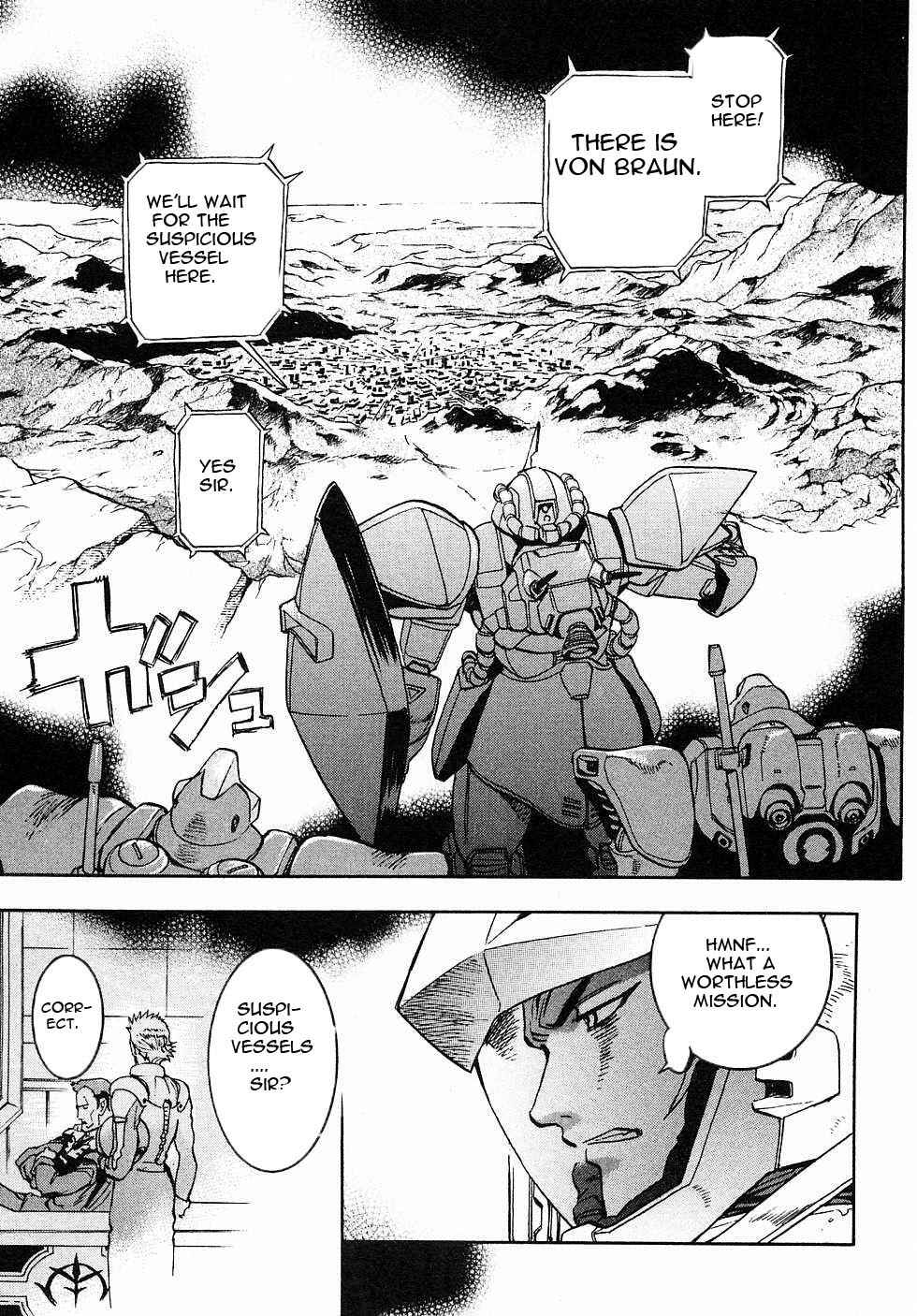Page 18 Chapter 4 Mobile Suit Gundam Gaiden REBELLION: Space, at the End of a Flash...