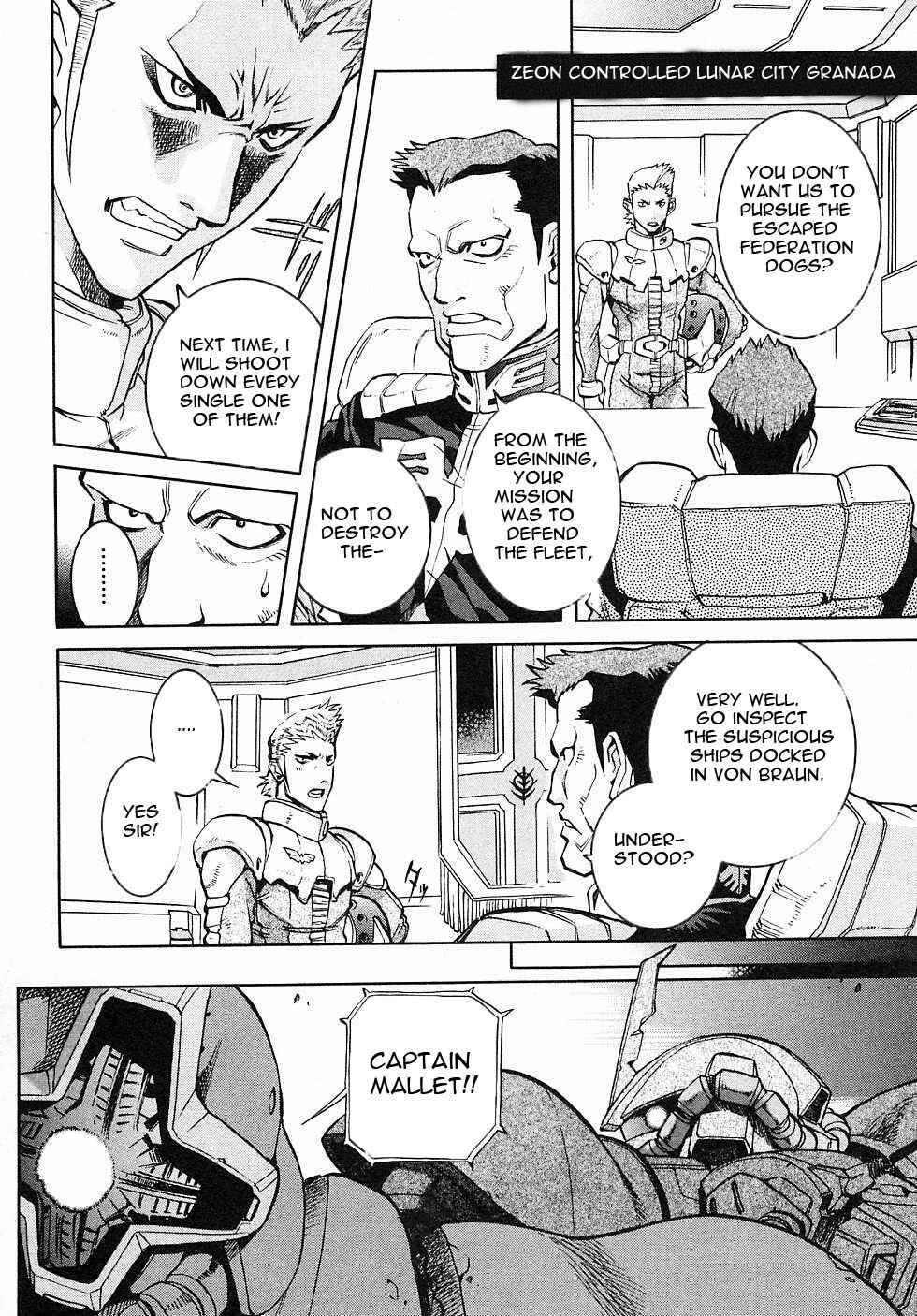 Page 19 Chapter 4 Mobile Suit Gundam Gaiden REBELLION: Space, at the End of a Flash...