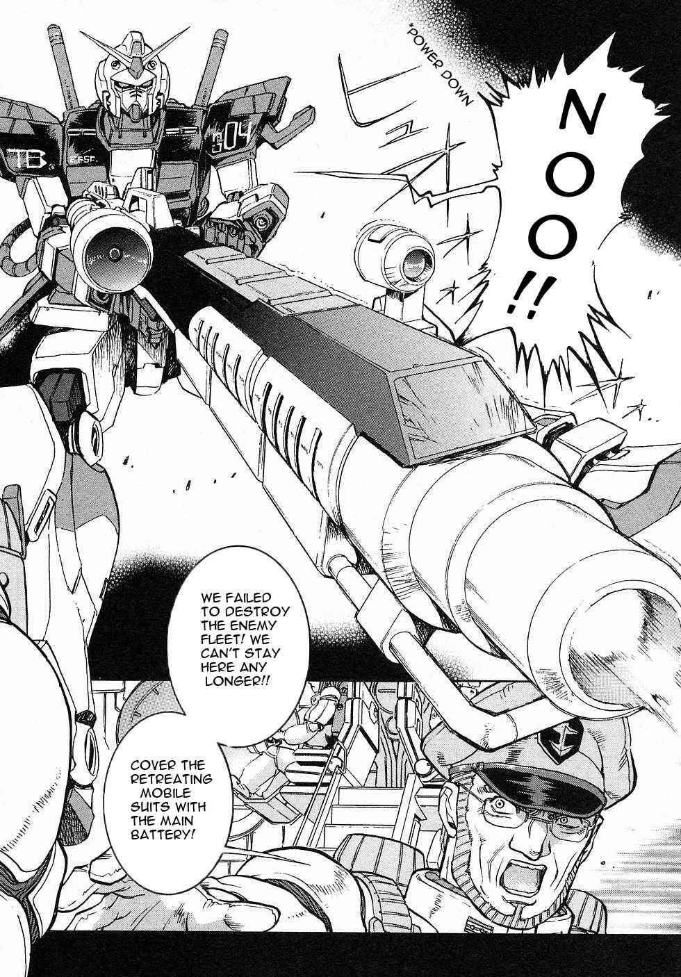 Page 3 Chapter 4 Mobile Suit Gundam Gaiden REBELLION: Space, at the End of a Flash...