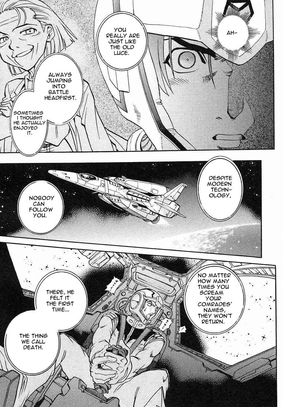 Page 36 Chapter 4 Mobile Suit Gundam Gaiden REBELLION: Space, at the End of a Flash...