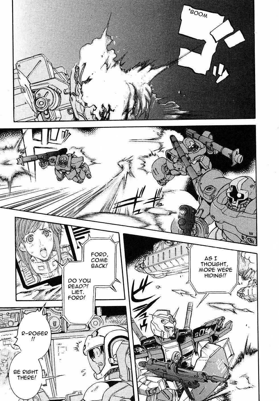 Page 38 Chapter 4 Mobile Suit Gundam Gaiden REBELLION: Space, at the End of a Flash...