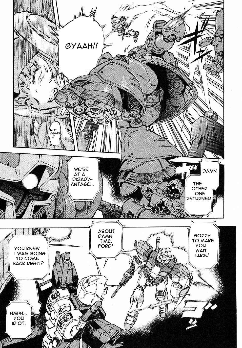 Page 42 Chapter 4 Mobile Suit Gundam Gaiden REBELLION: Space, at the End of a Flash...