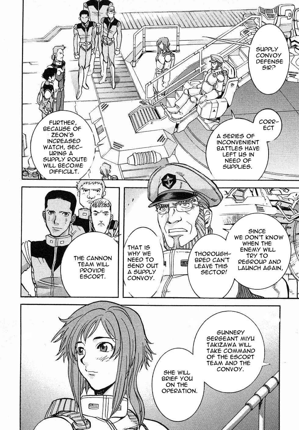 Page 7 Chapter 4 Mobile Suit Gundam Gaiden REBELLION: Space, at the End of a Flash...