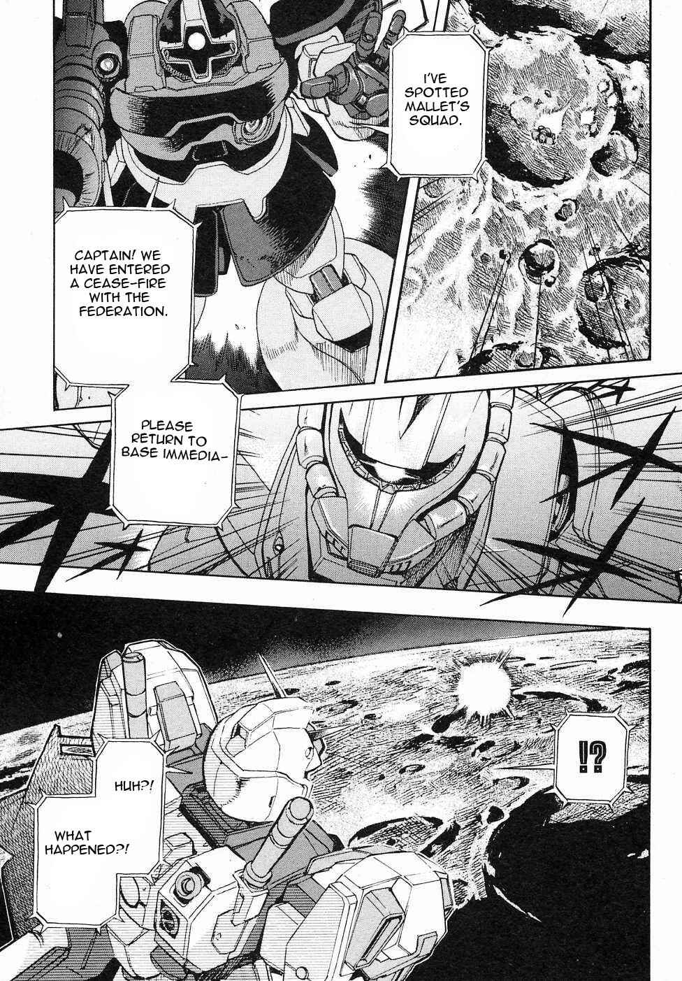 Page 18 Chapter 8 Mobile Suit Gundam Gaiden REBELLION: Space, at the End of a Flash...