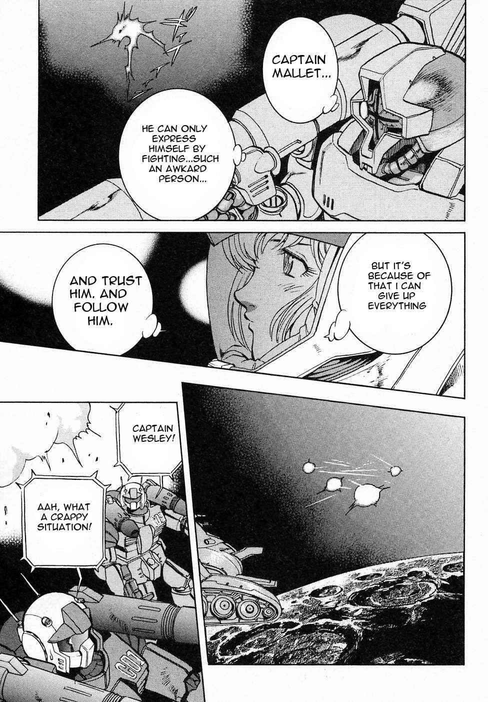 Page 36 Chapter 8 Mobile Suit Gundam Gaiden REBELLION: Space, at the End of a Flash...
