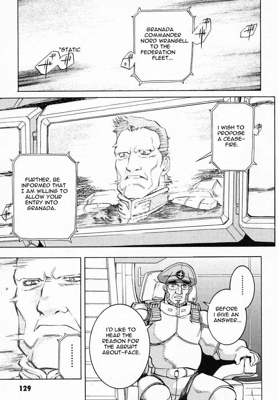 Page 38 Chapter 7 Mobile Suit Gundam Gaiden REBELLION: Space, at the End of a Flash...