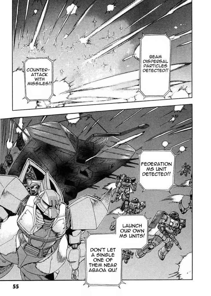 Page 12 Chapter 10 Mobile Suit Gundam Gaiden REBELLION: Space, at the End of a Flash...