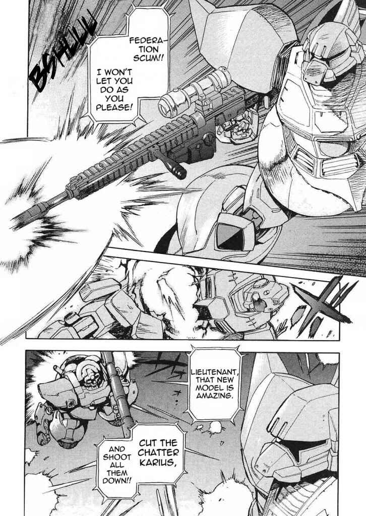 Page 13 Chapter 10 Mobile Suit Gundam Gaiden REBELLION: Space, at the End of a Flash...